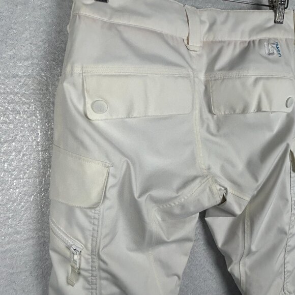 Burton Vida DryRide Pants Womens S White Snowboard Slim Fit Waterproof Vented - Picture 5 of 16